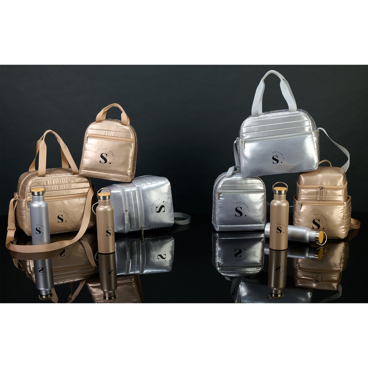 Metallic Silver Aviana™ Metallics Duffel Cooler