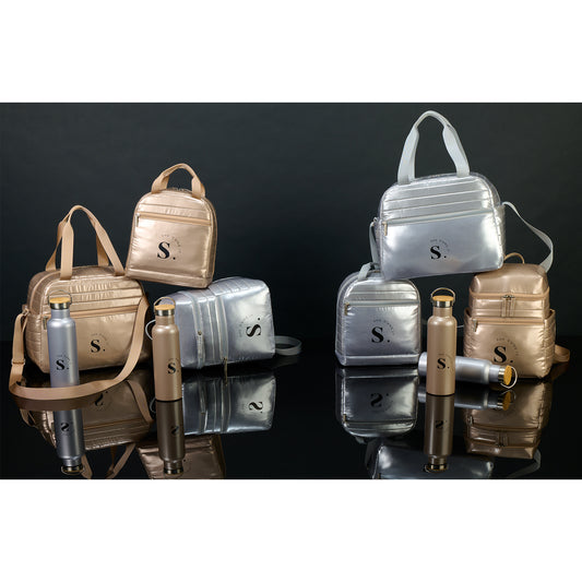 Metallic Silver Aviana™ Metallics Duffel Cooler