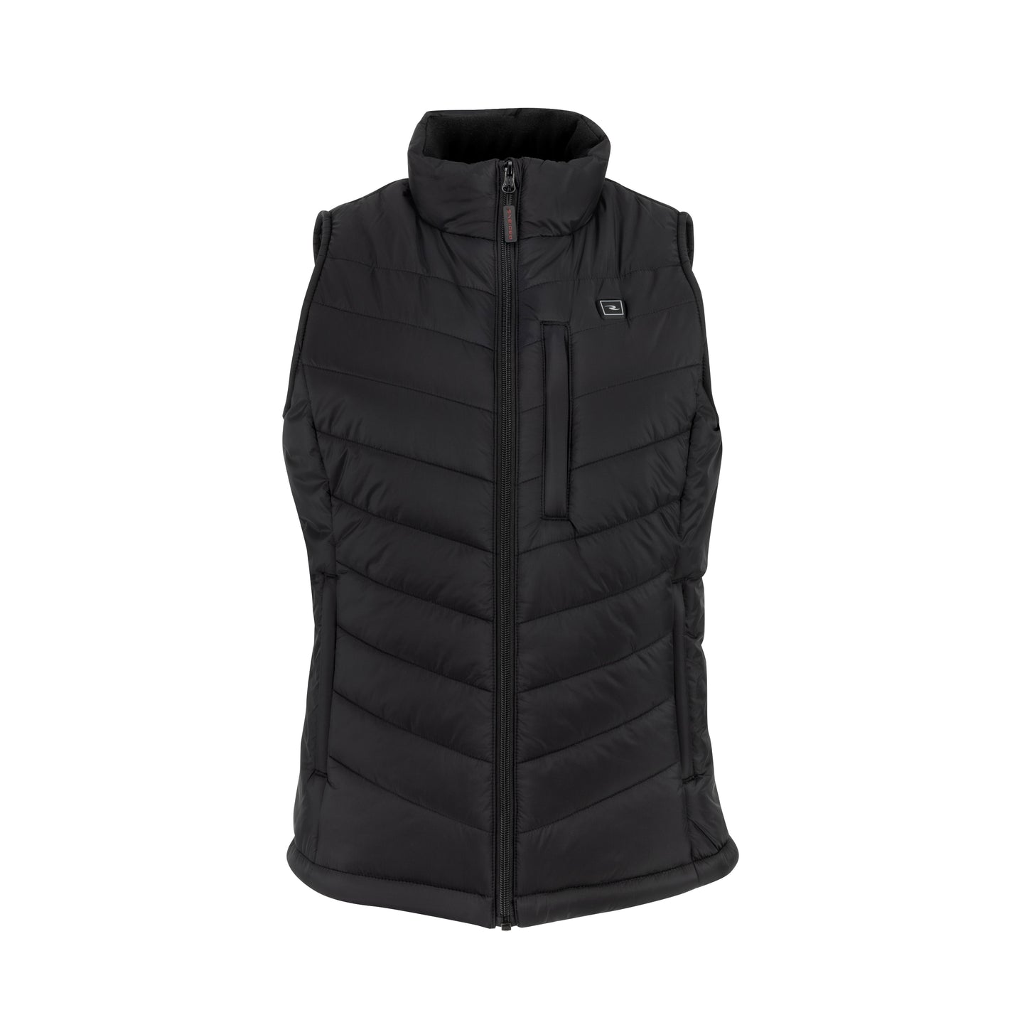 RHG-V201 Women's Heated Puffer Vest Kit with Battery - Black - Size 2X