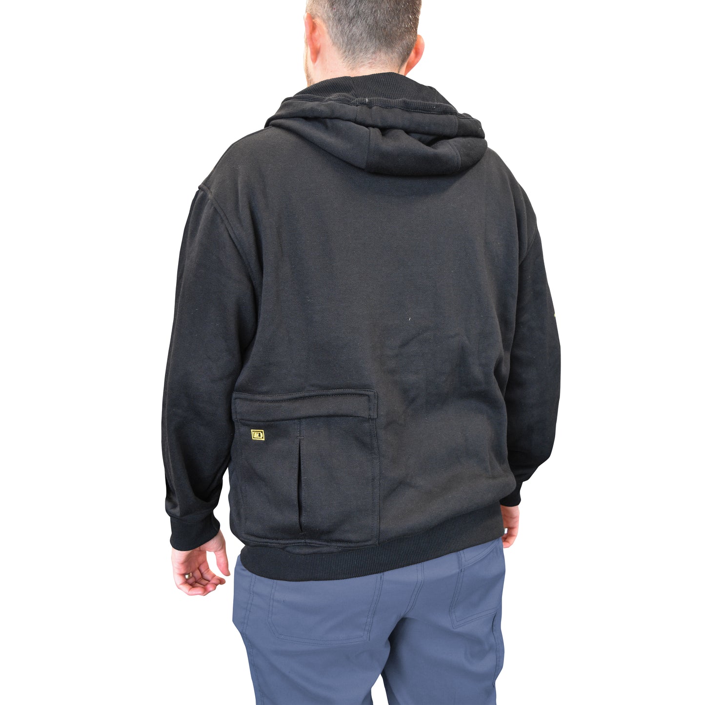 DCHJ067 Men's Heated Hoodie Sweatshirt without Battery - Black - Size 2X