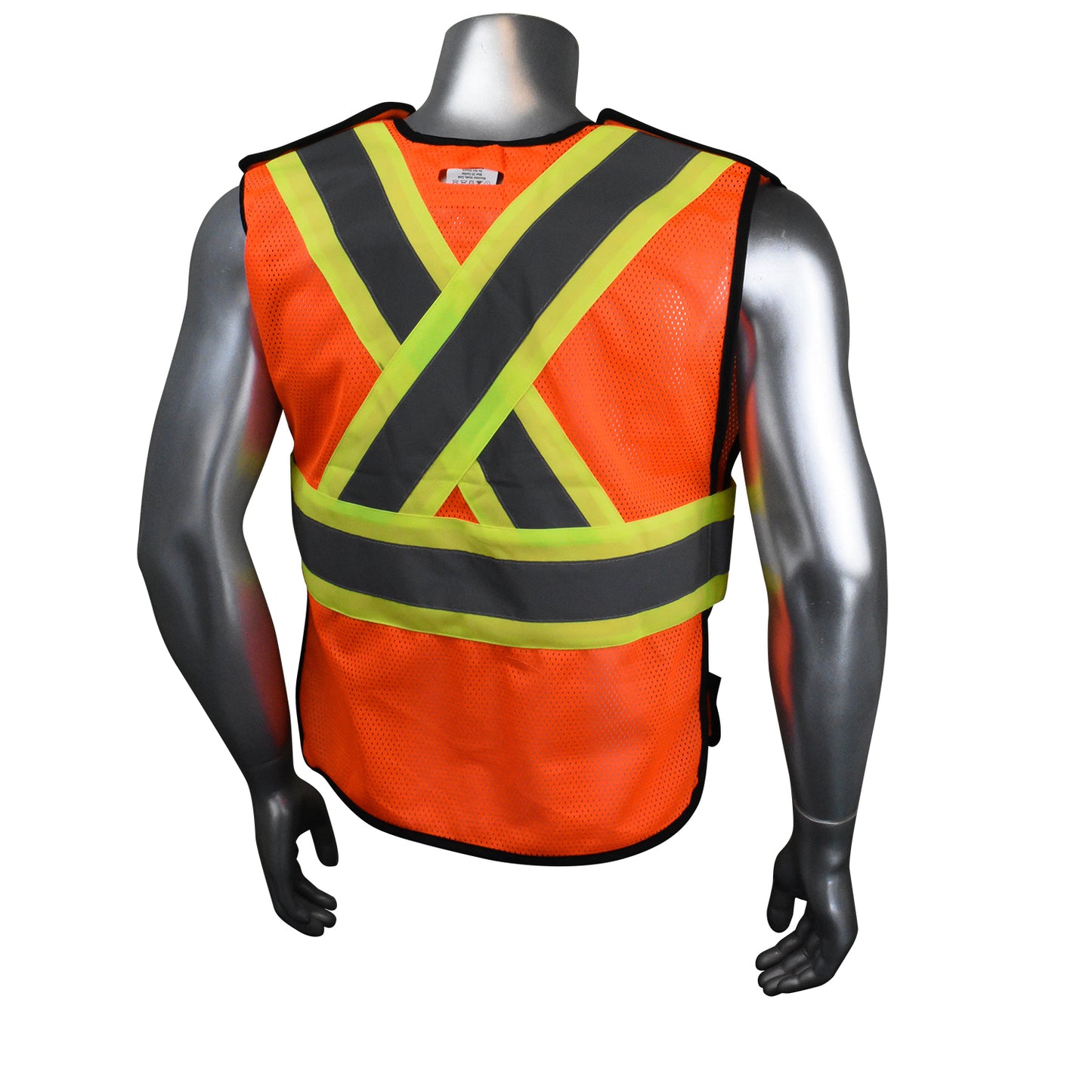 SV010X-1 Economy Break Away Vest X-Back - Hi Vis Green - Size M/2X