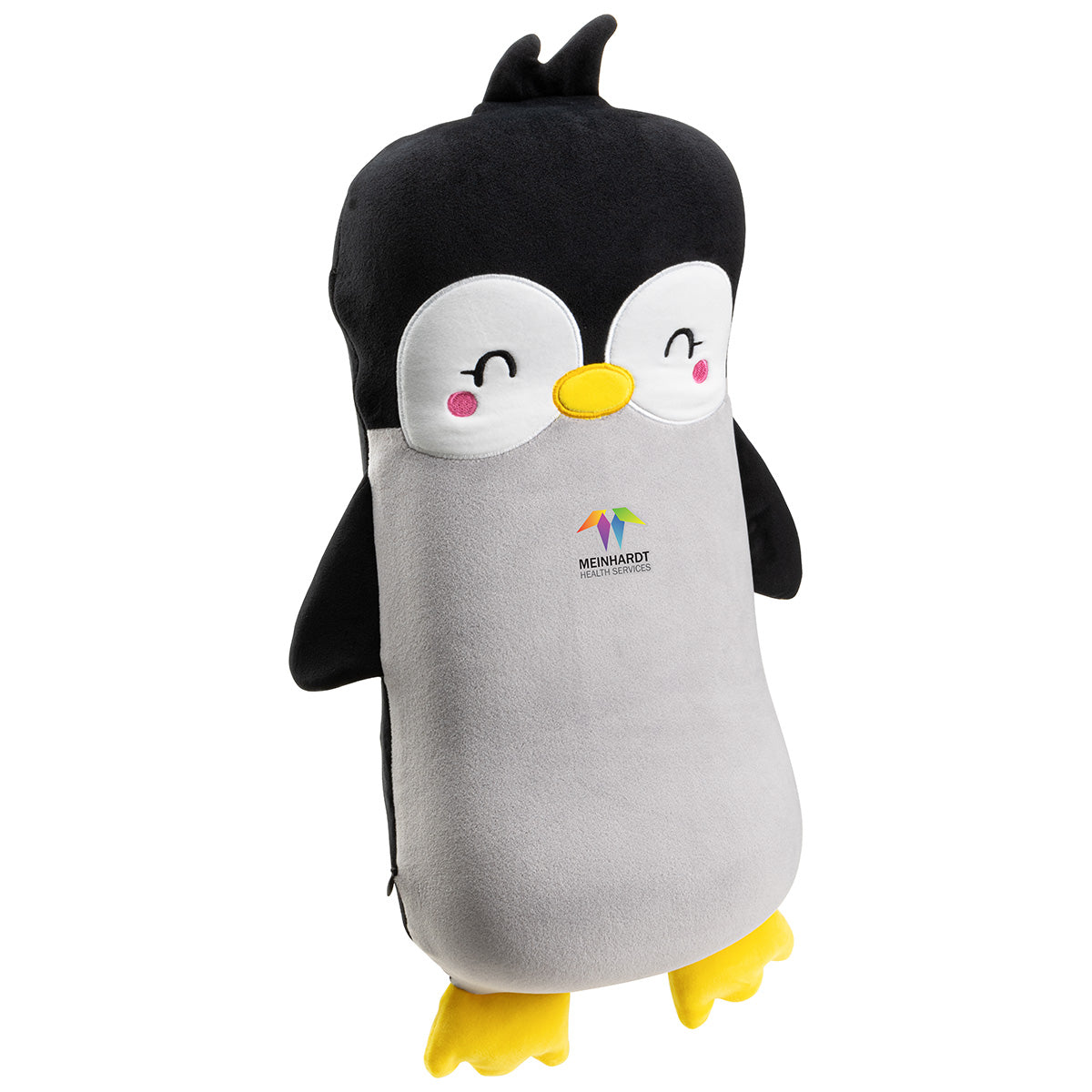Black/Gray Comfort Pals™ Huggable Comfort Pillow - Penguin