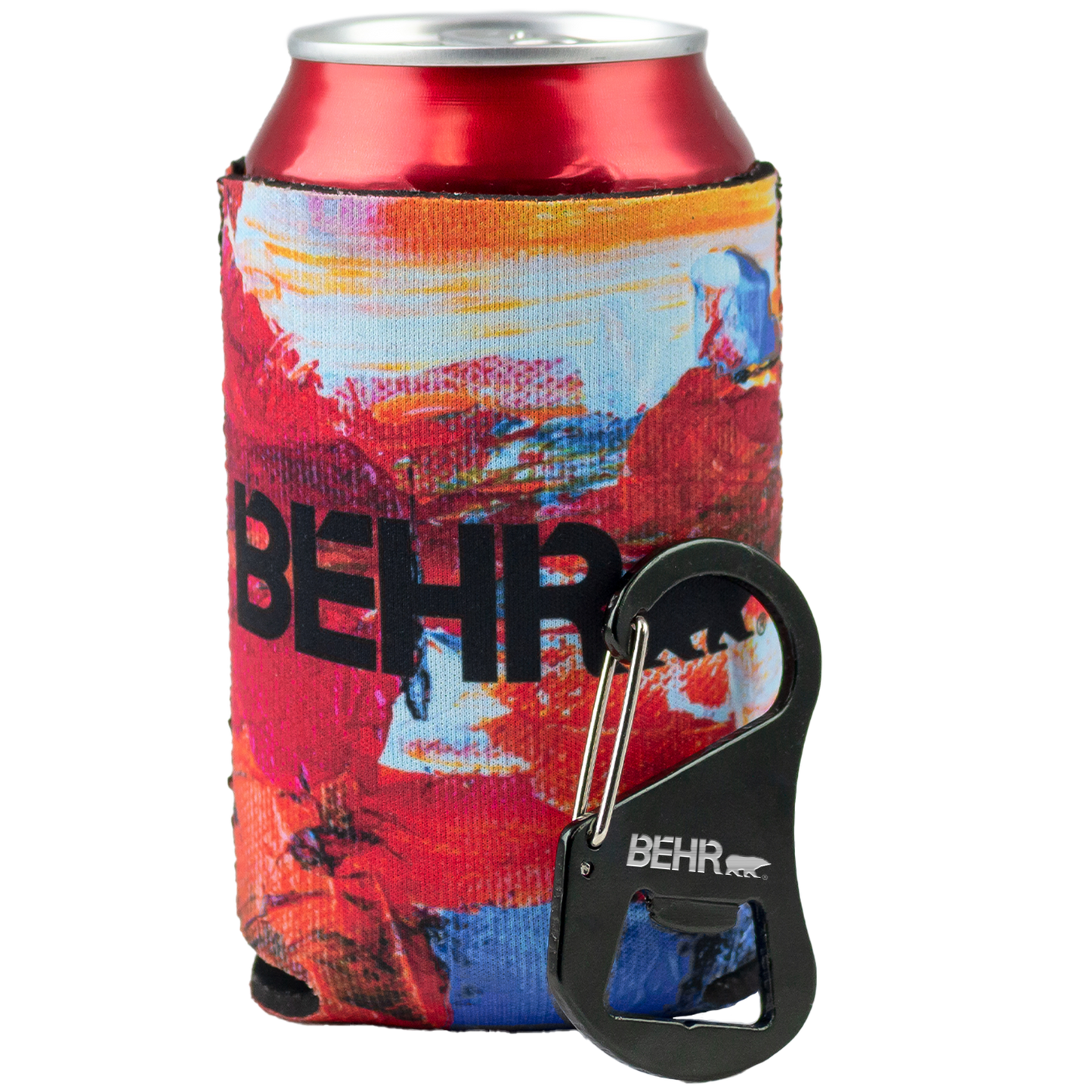 Pocket-Sized Event Kit with Bottle Opener & Full-Color Can Cooler