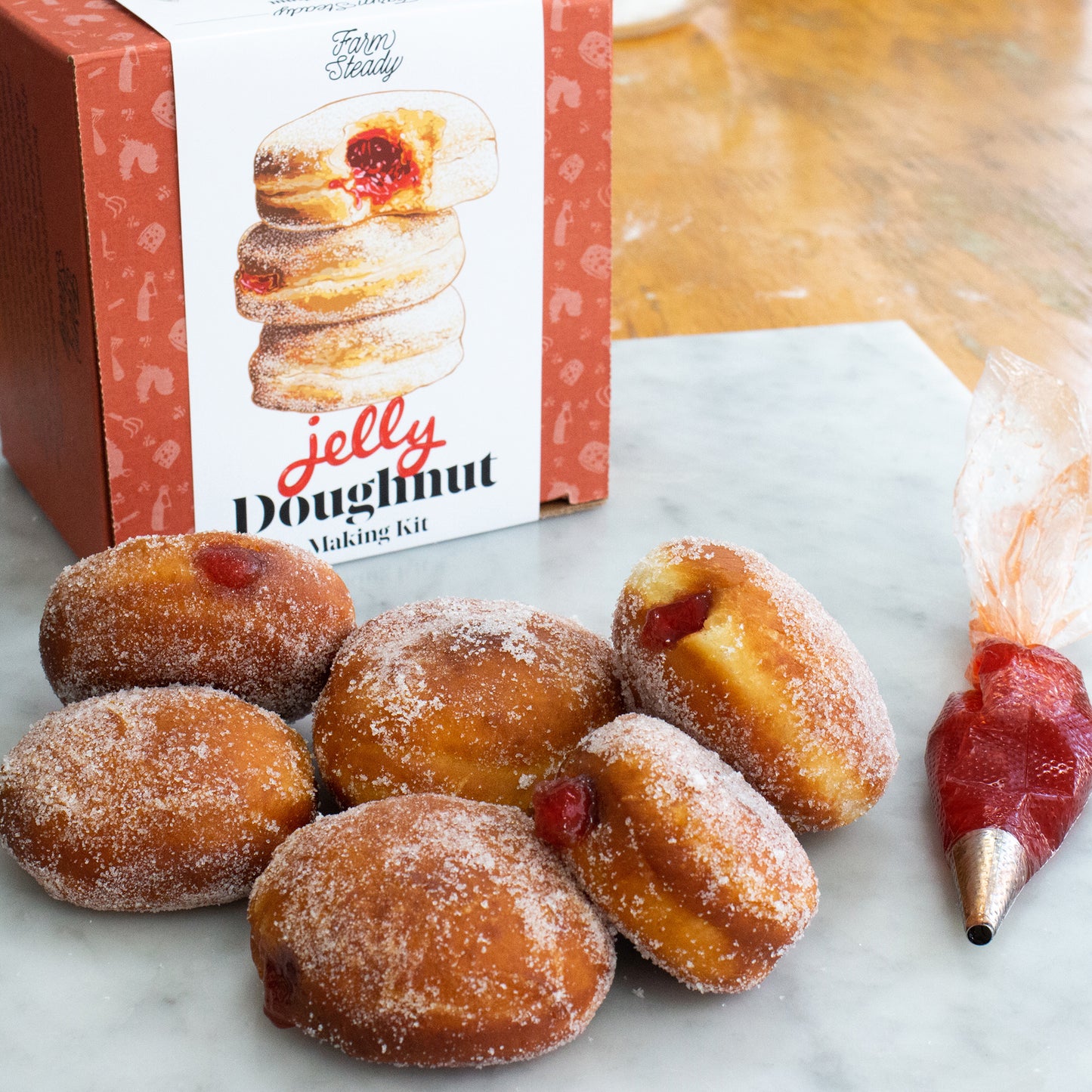 Jelly Doughnut Making Kit FarmSteady Jelly Doughnut Kit