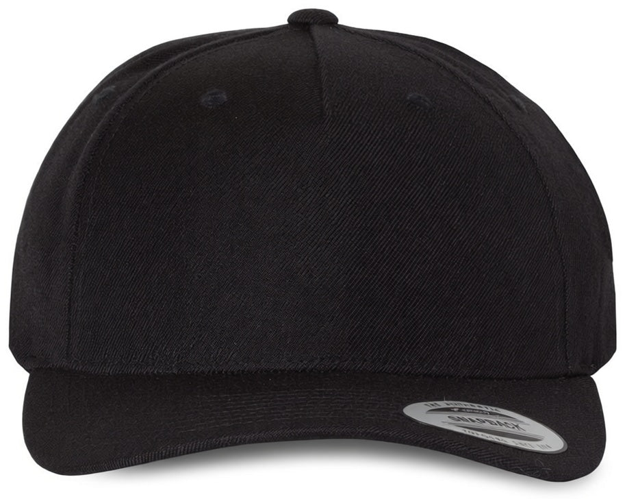 Premium Five-Panel Curved Bill Snapback Cap - 5789M