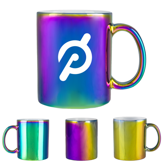 Rainbow Prism11 Iridescent Mug White Inner 11 Oz