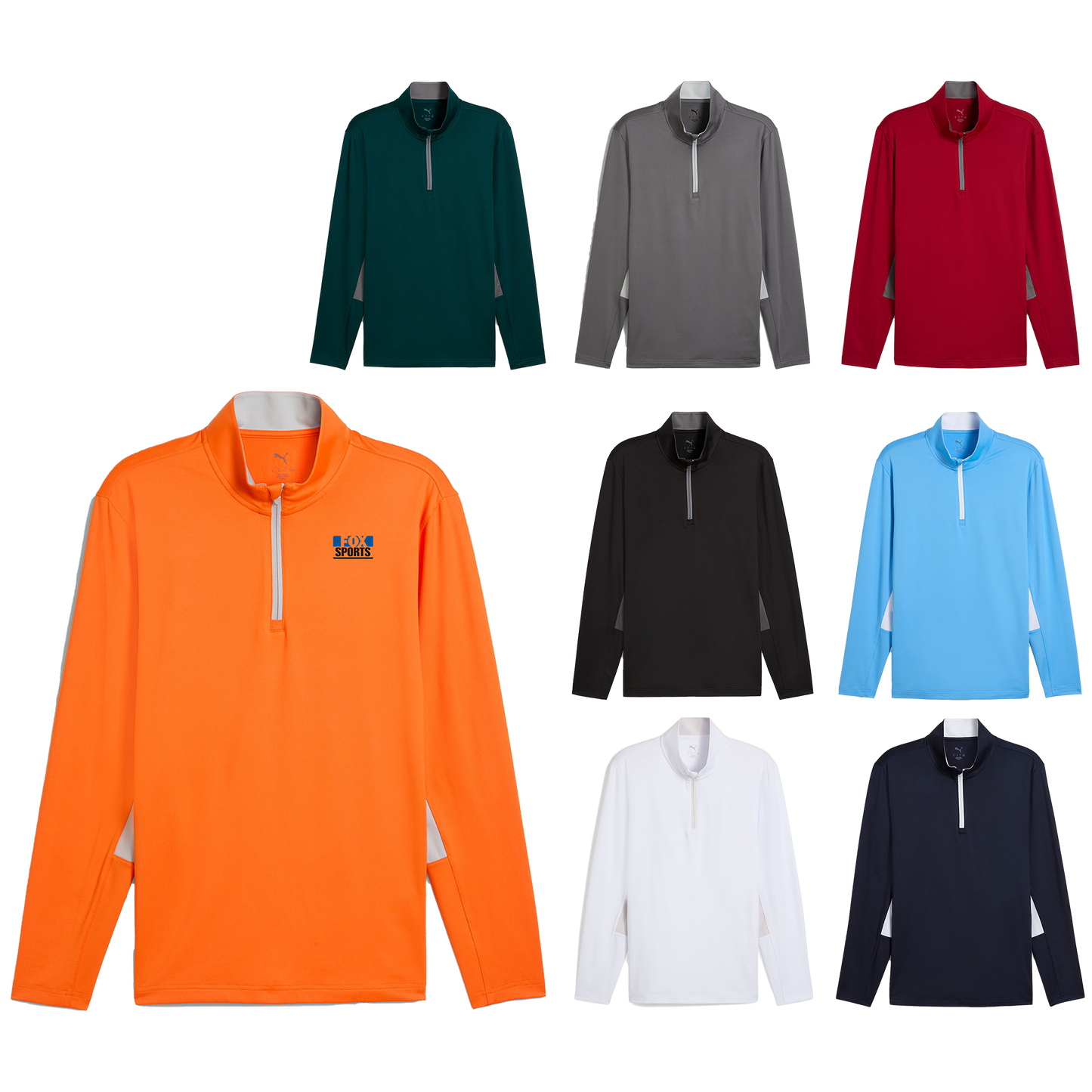 Black Puma Pure 2.0 Men's 1/4 Zip - S