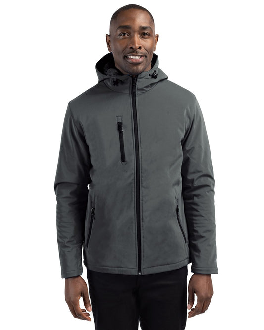 Pure Slate Clique Equinox Insulated Mens Softshell Jacket - S