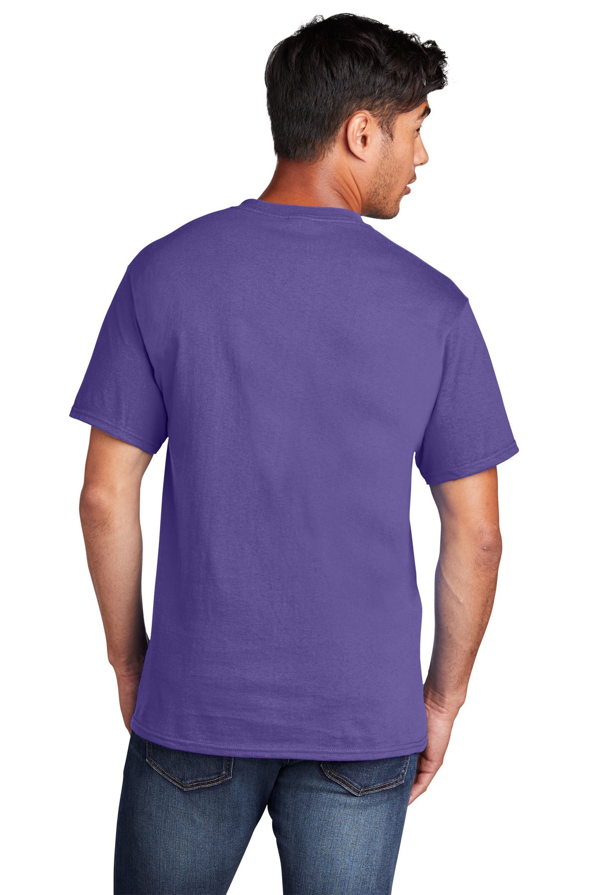 Purple Port & Company Core Cotton DTG Tee PC54DTG