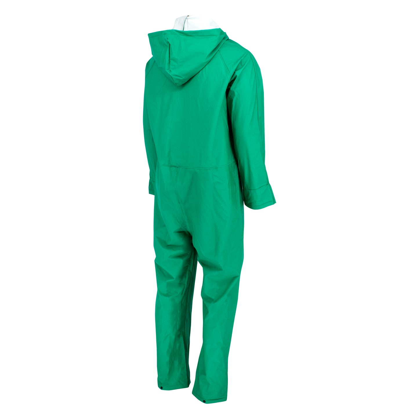 I96ACA Economy Chem Shield Coverall with Hood - Green - Size L
