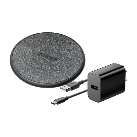 Black Anker® 318 Wireless Charging Pad