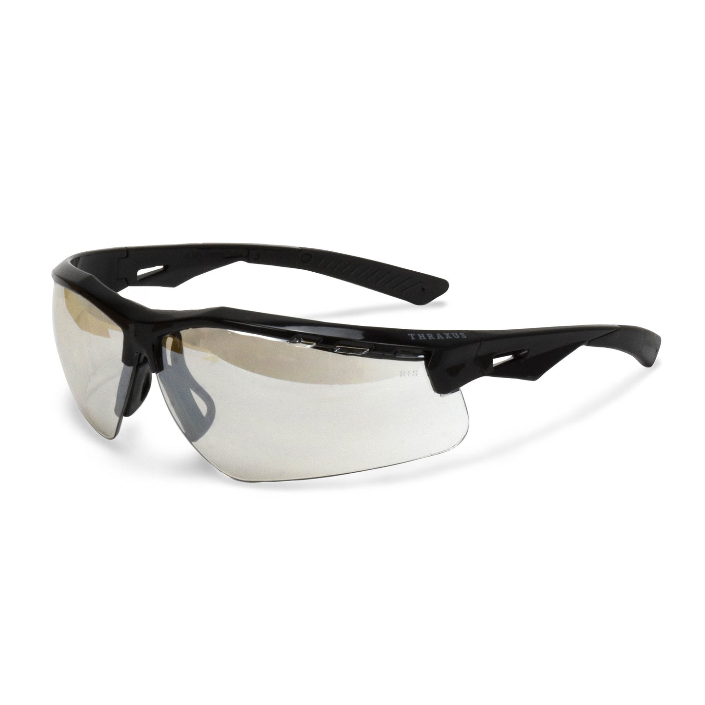 Thraxus™ Safety Eyewear - Black Frame - Indoor/Outdoor Lens