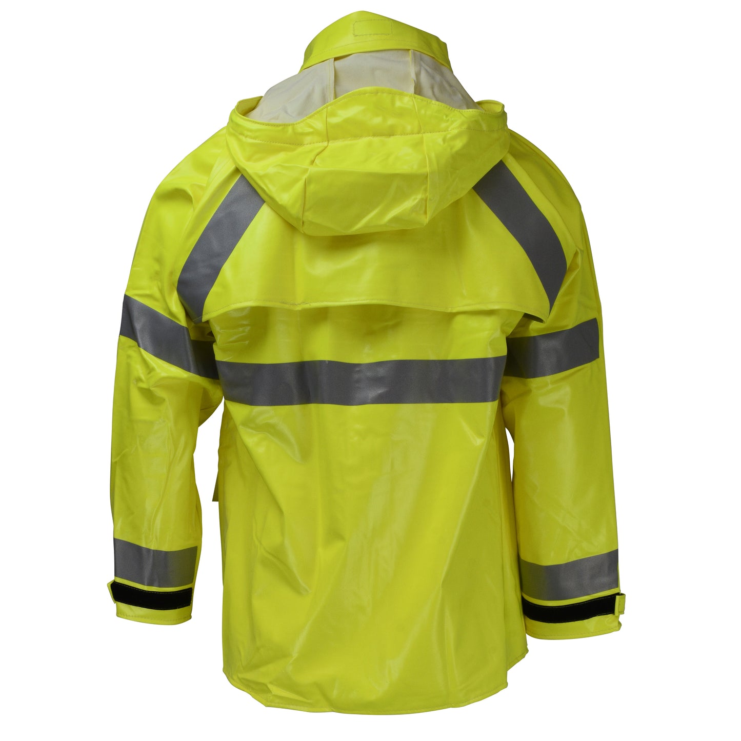 267AJ Dura Arc II Jacket with Attached Hood - Hi-Vis Lime - Size 2X