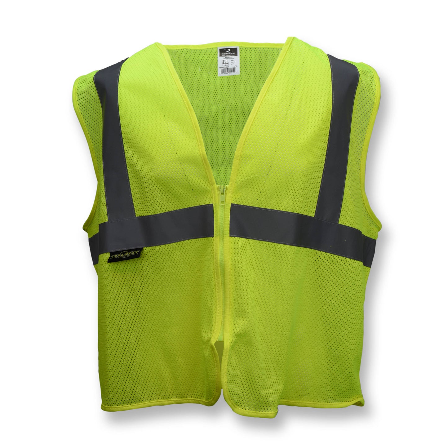 SVE1 Economy Type R Class 2 Mesh Safety Vest - Green - Size 2X-3X