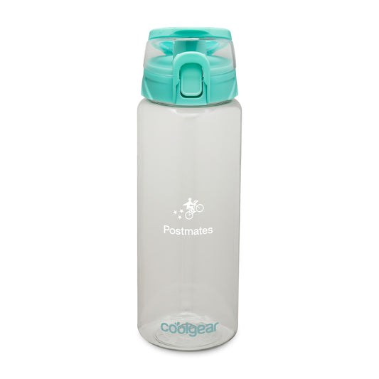 Green Tea Cool Gear® Cylinder Bottle with Halo Lid - 32 Oz.