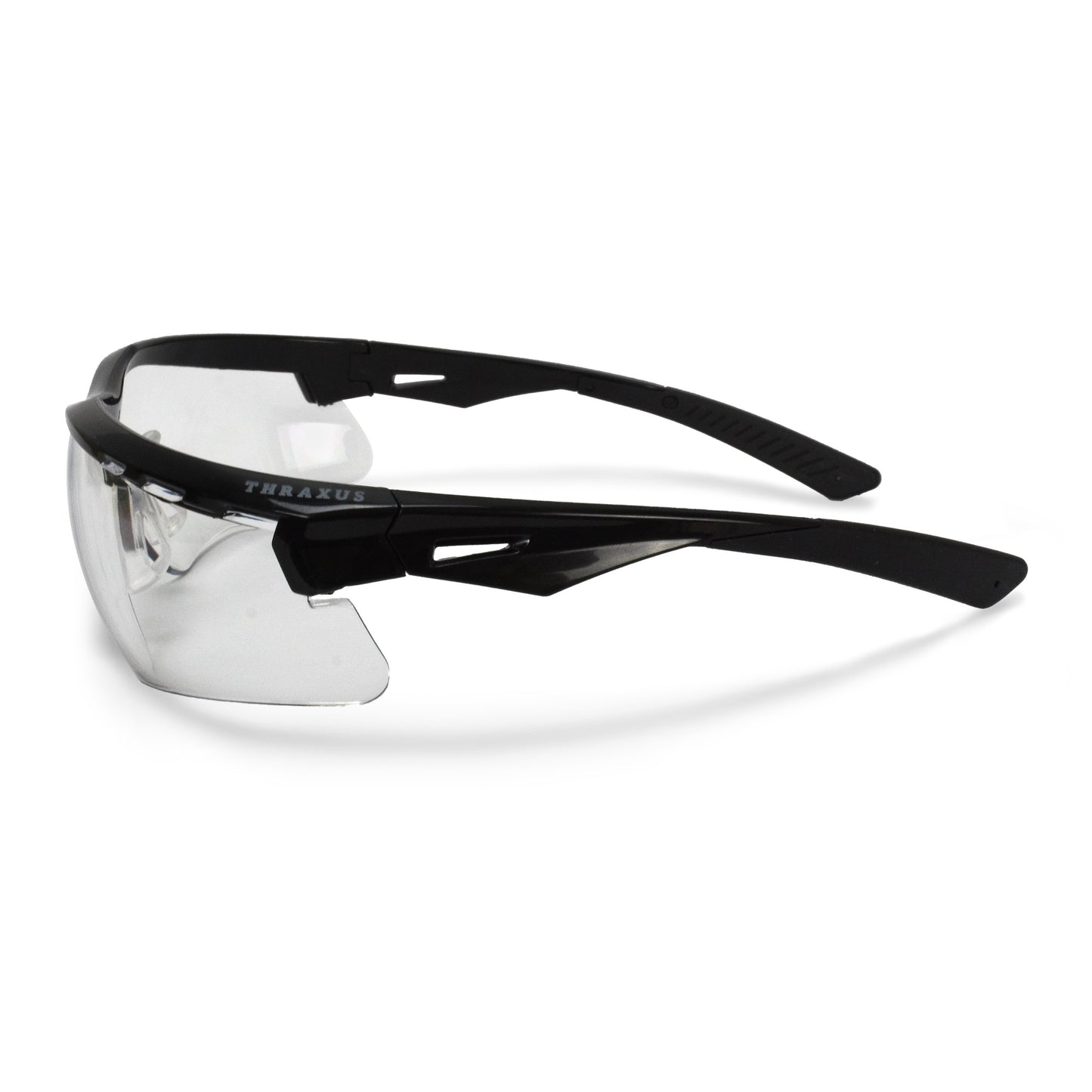 Thraxus™ Safety Eyewear - Black Frame - Clear IQ Anti-Fog Lens