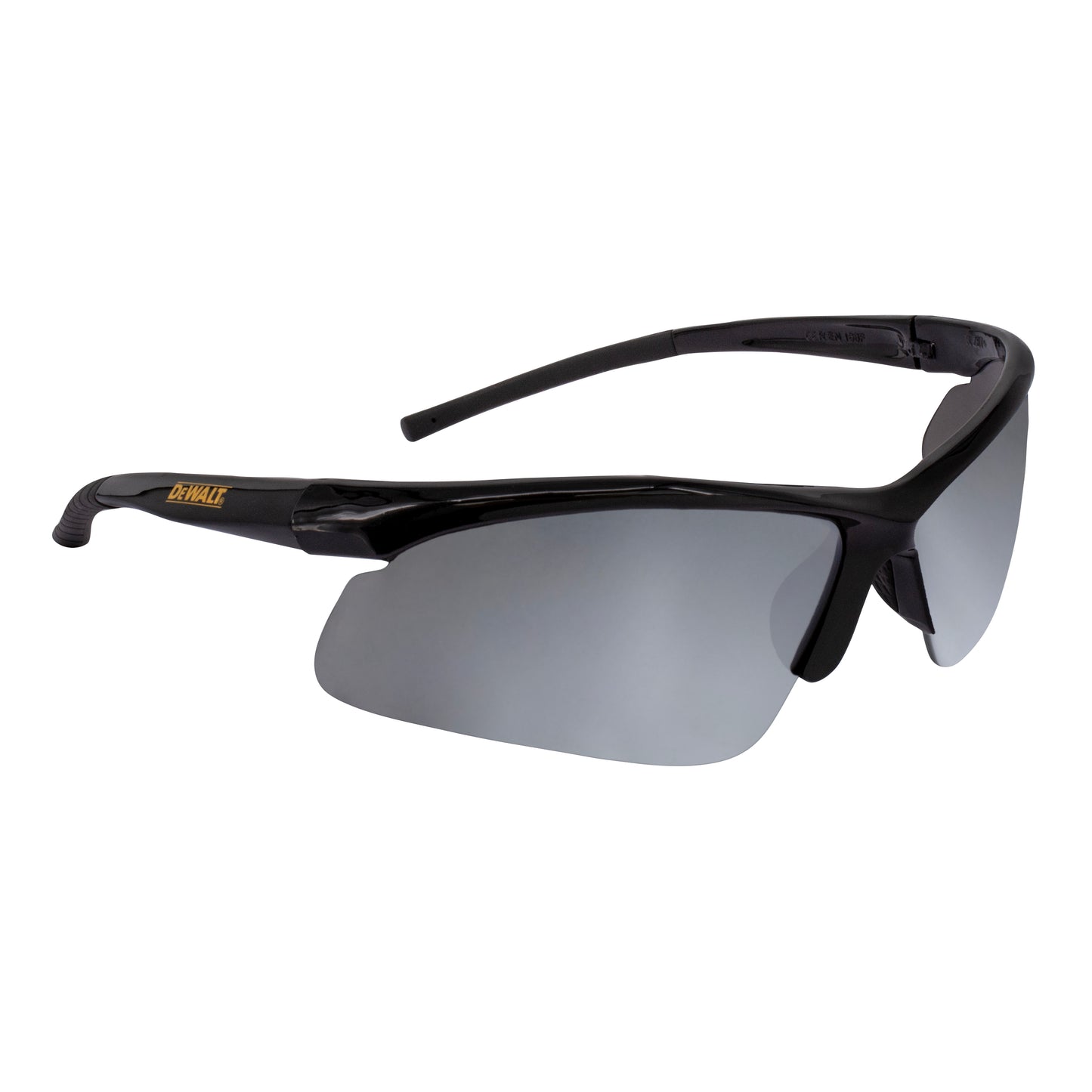 DPG51 Radius™ Protective Eyewear - Black Frame - Silver Mirror Lens