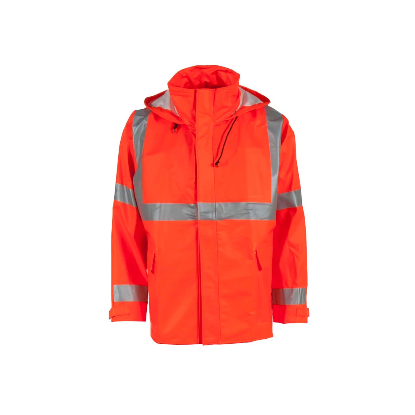 217AJ Flex Arc Jacket with Attached Hood - Fluorescent Orange - Size 4X