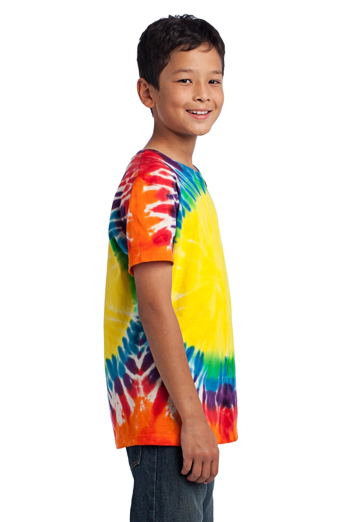 Rainbow Port & Company - Youth Window Tie-Dye Tee. PC149Y