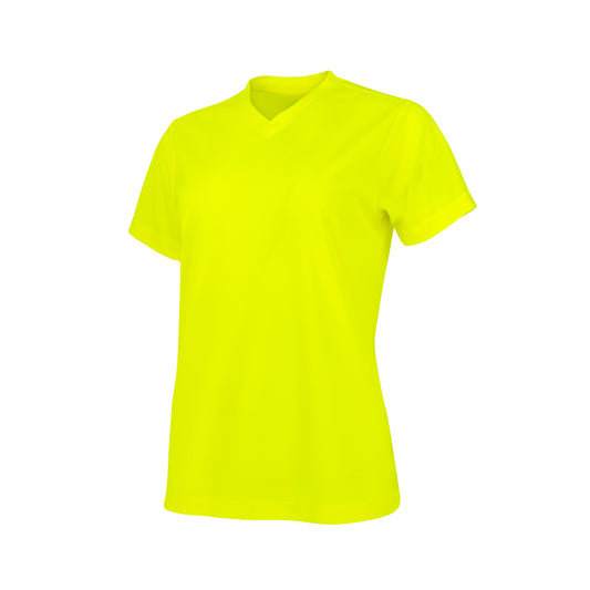 ST11W Women's Non Rated Hi-Vis Short Sleeve Shirt with Max-Dri™ - Green - Size XL