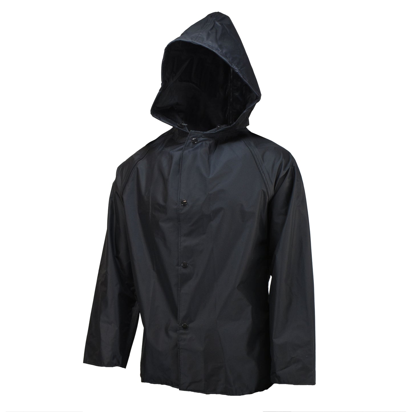 77AJ Sani Light Jacket with Hood - Black - Size 4X