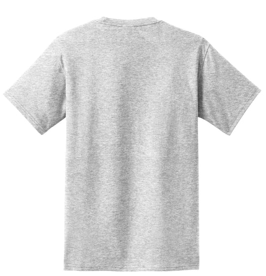 Rear View of Ash Port & Company - Tall Essential Pocket Tee. PC61PT
