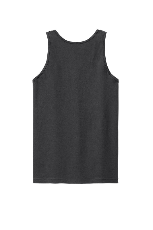 Rear View of Asphalt American Apparel Fine Jersey Unisex Tank 2408