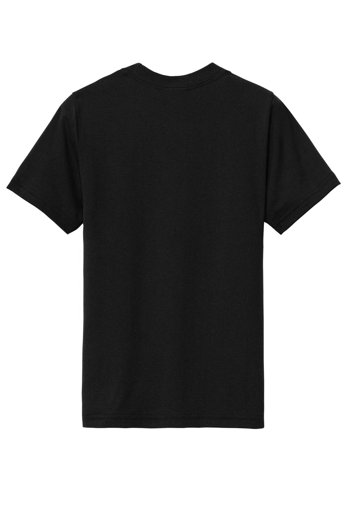 Rear View of Black Port & Company Youth Tri-Blend Tee PC330Y