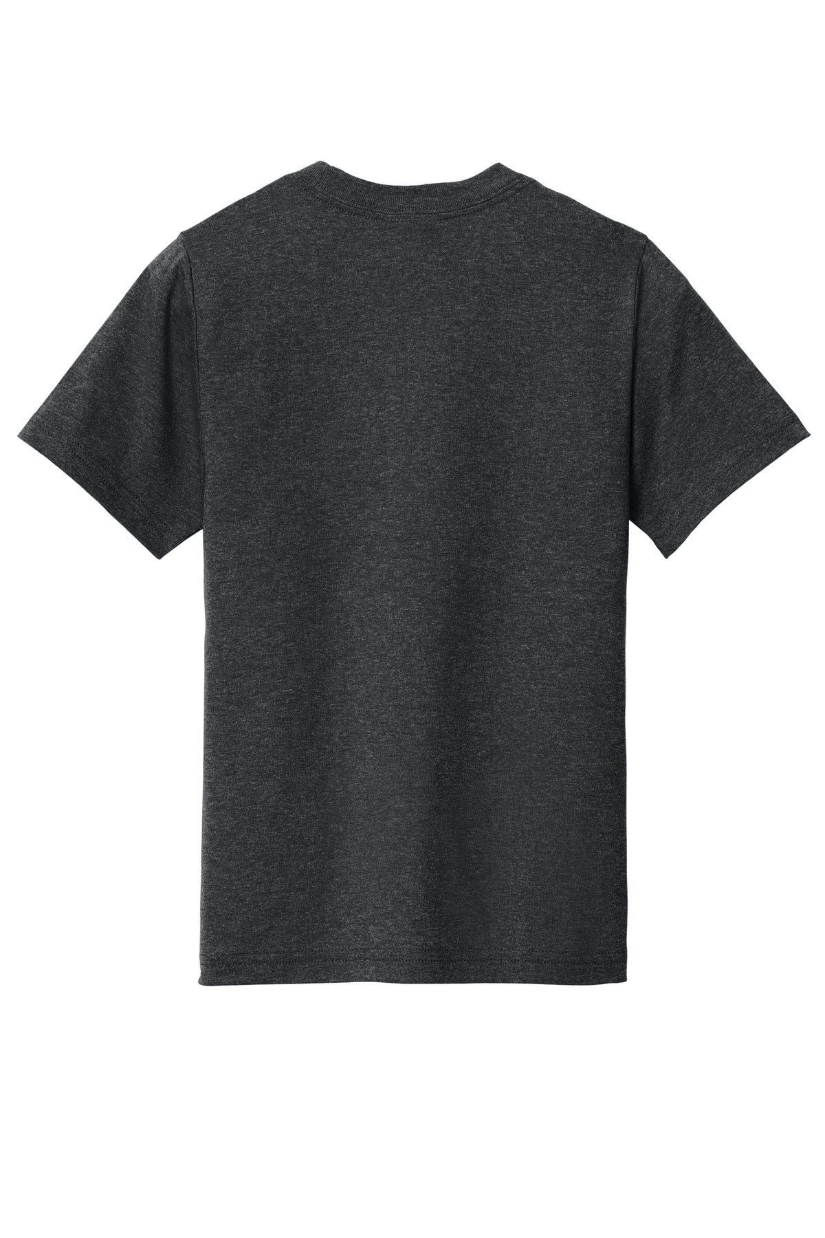 Rear View of BlkHthr Port & Company Youth Tri-Blend Tee PC330Y