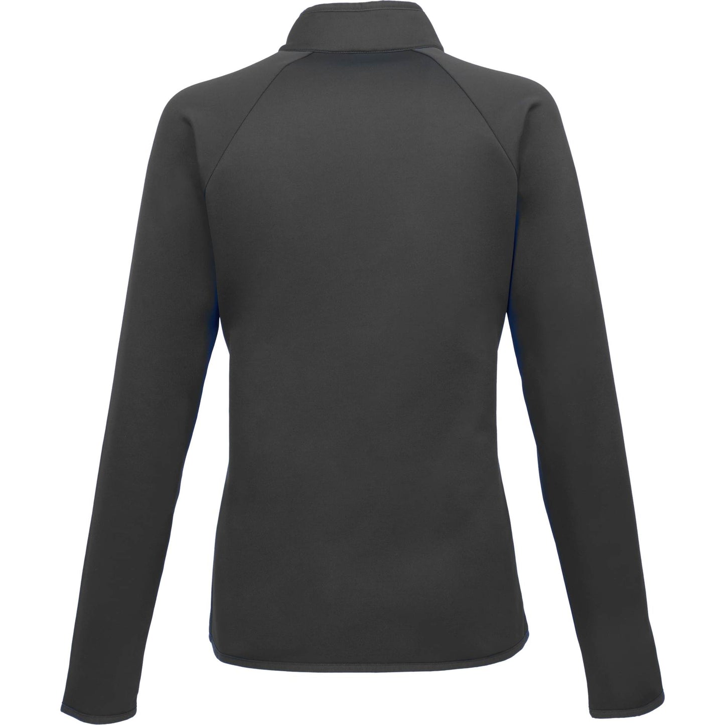 Rear View of Grey TELICA Brush Back Fleece Jacket - Women's plain