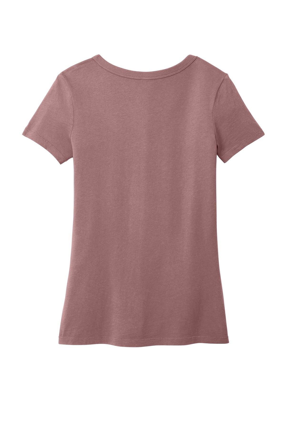 Rear View of NstlgiaRse Port & Company Women's Beach Wash Garment-Dyed V-Neck Tee LPC099V