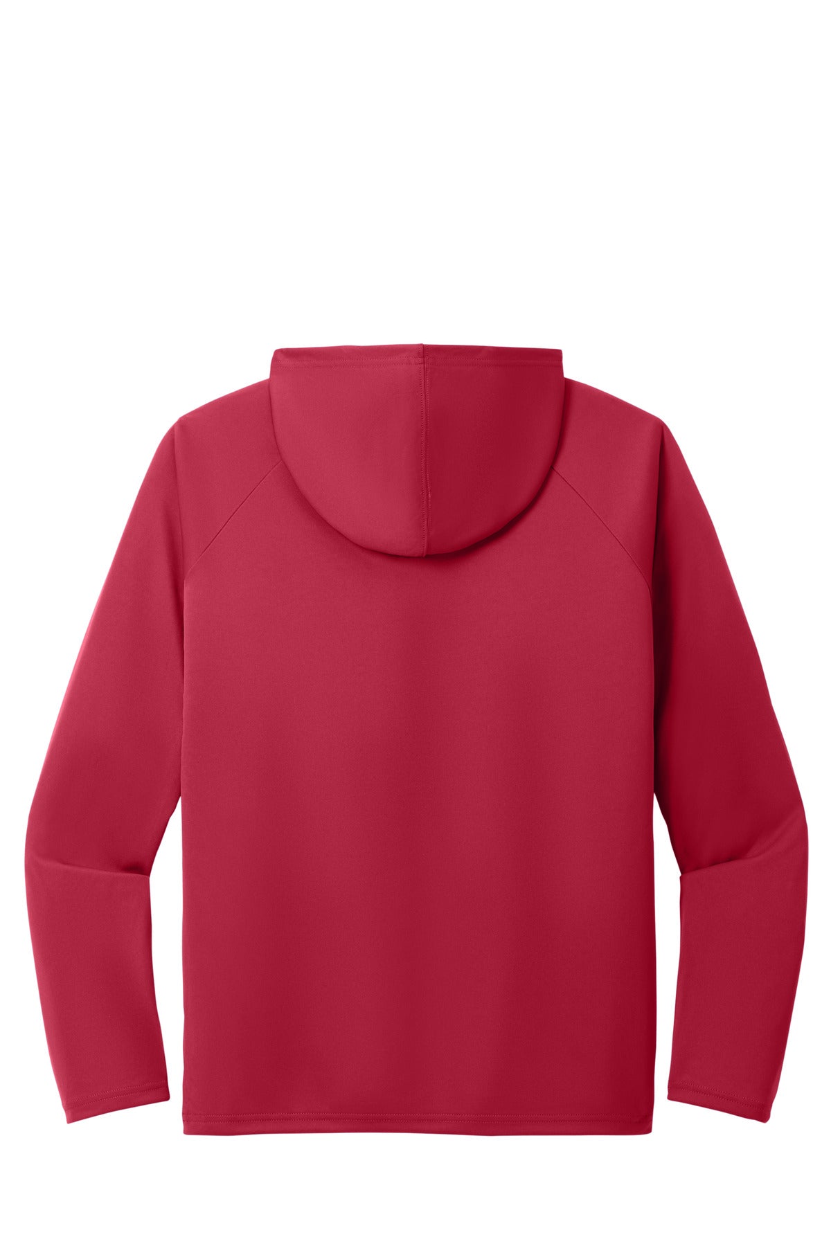Rear View of Red Port & Company Performance Pullover Hooded Tee PC380H
