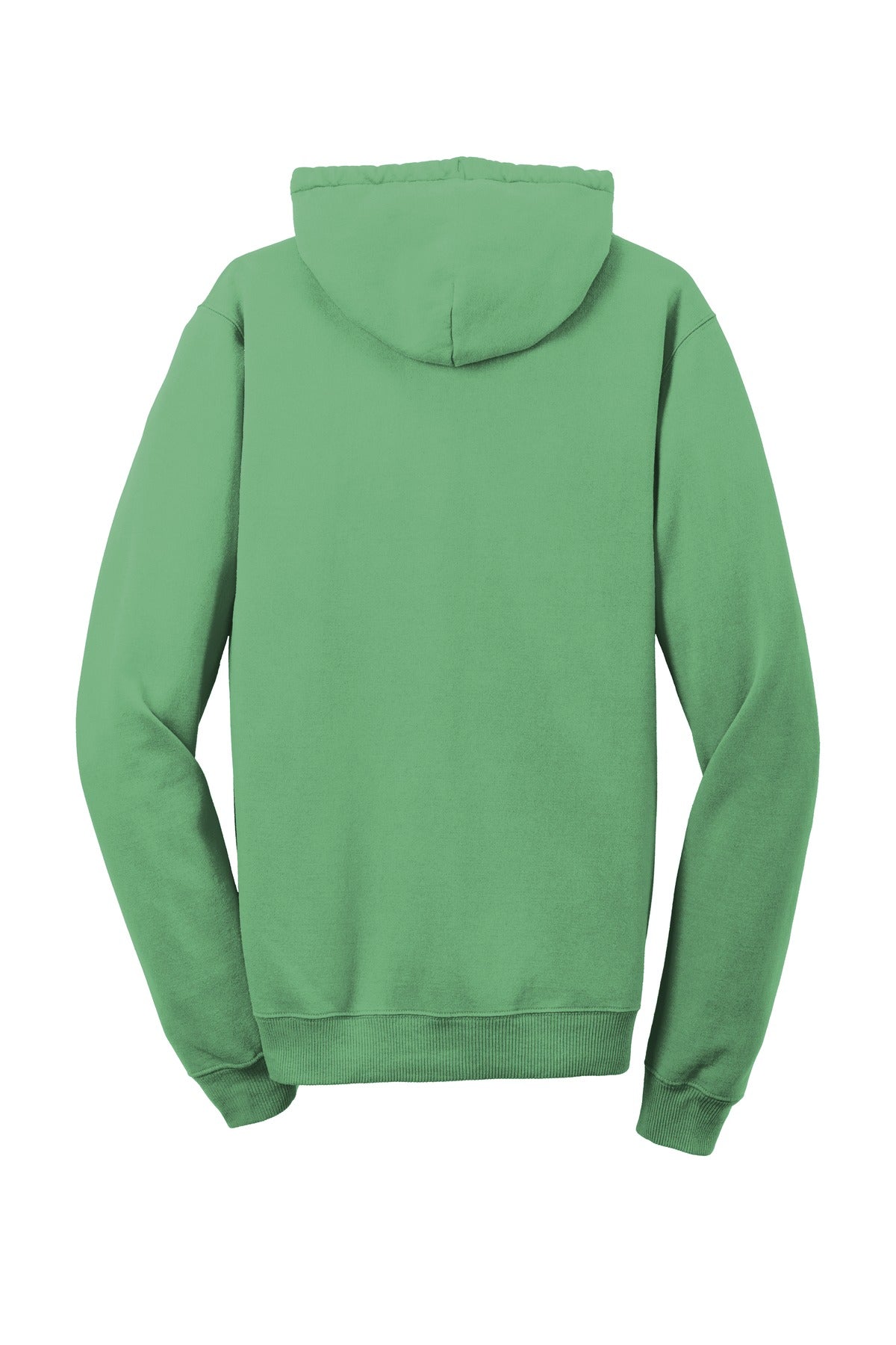 Rear View of Safari Port & Company Beach Wash Garment-Dyed Pullover Hooded Sweatshirt. PC098H