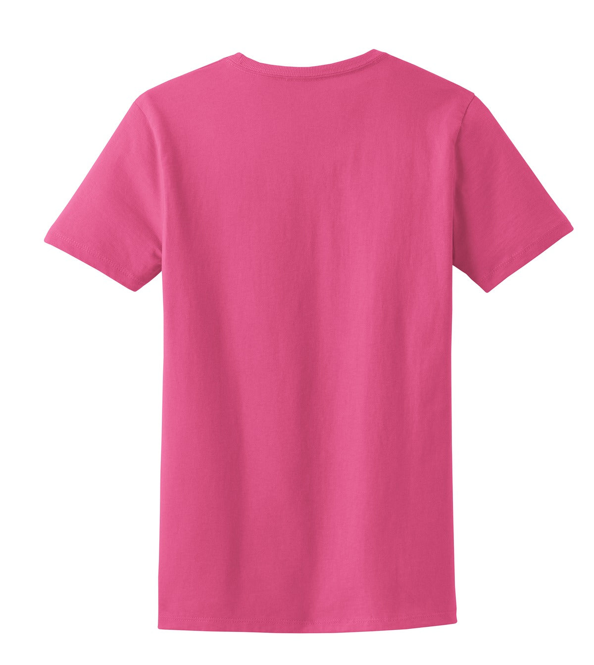 Rear View of Sangria Port & Company Women's Essential Tee. LPC61
