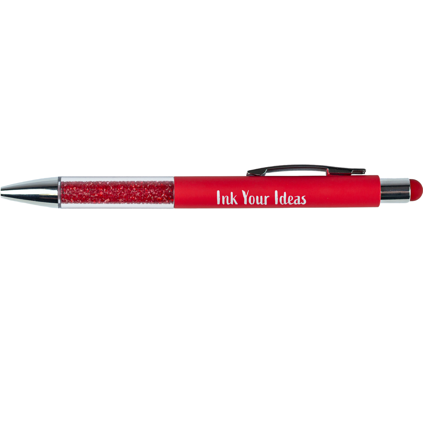 Recycled Glitter Grip Stylus Pen