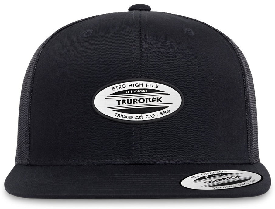 Retro High Profile Trucker Cap - 6609