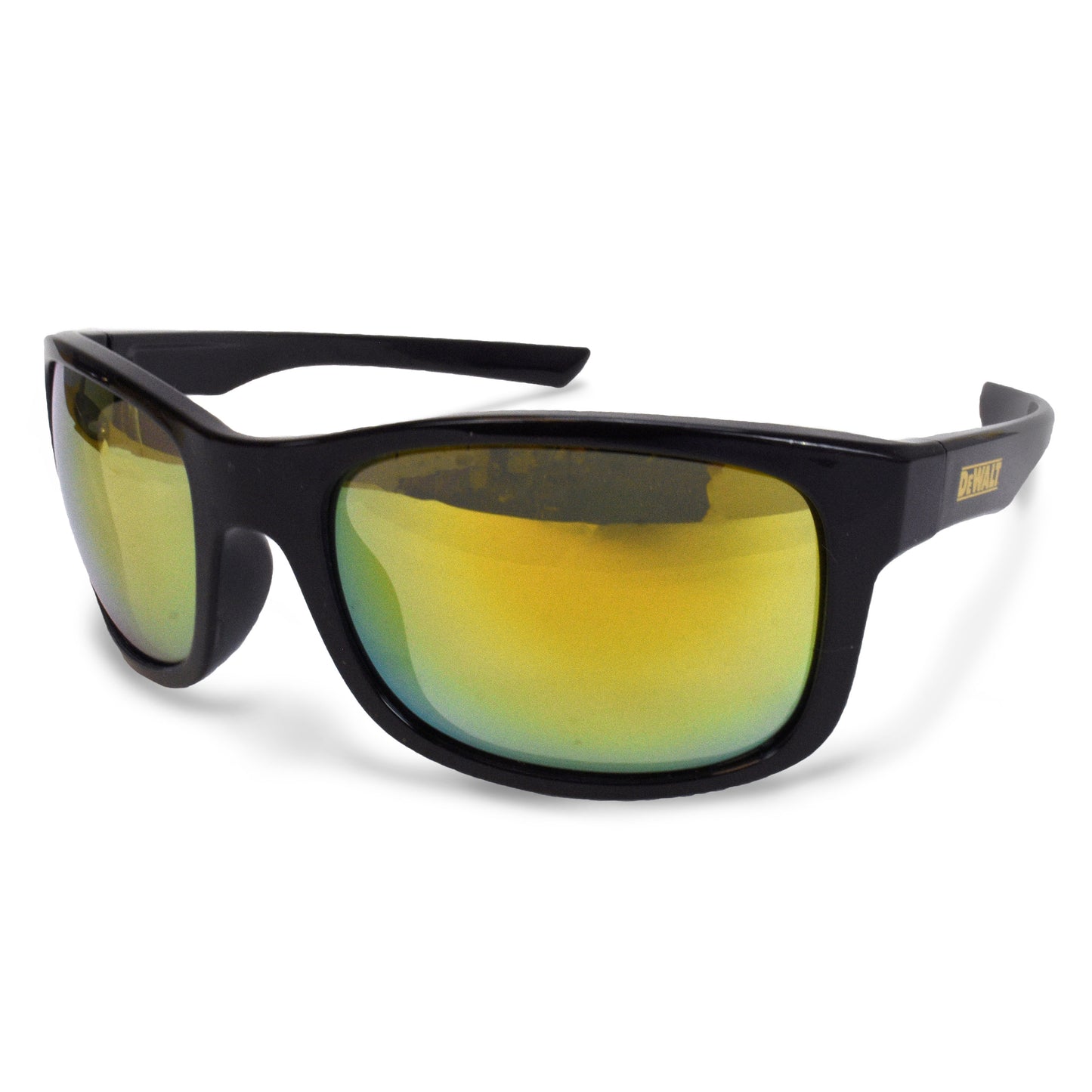 DPG107 Supervisor® Protective Eyewear - Black Frame - Yellow Mirror Lens
