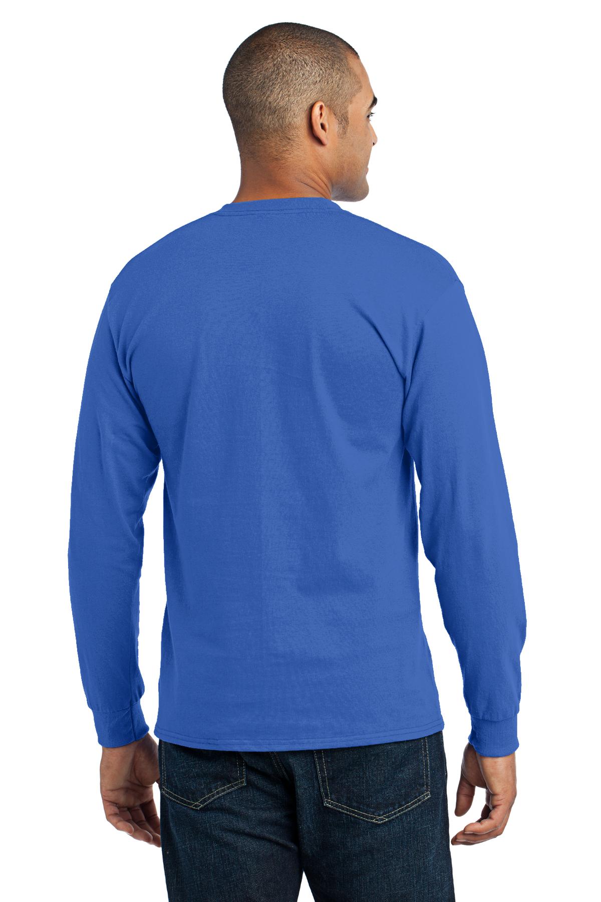 Royal Port & Company Tall Long Sleeve Core Blend Tee. PC55LST