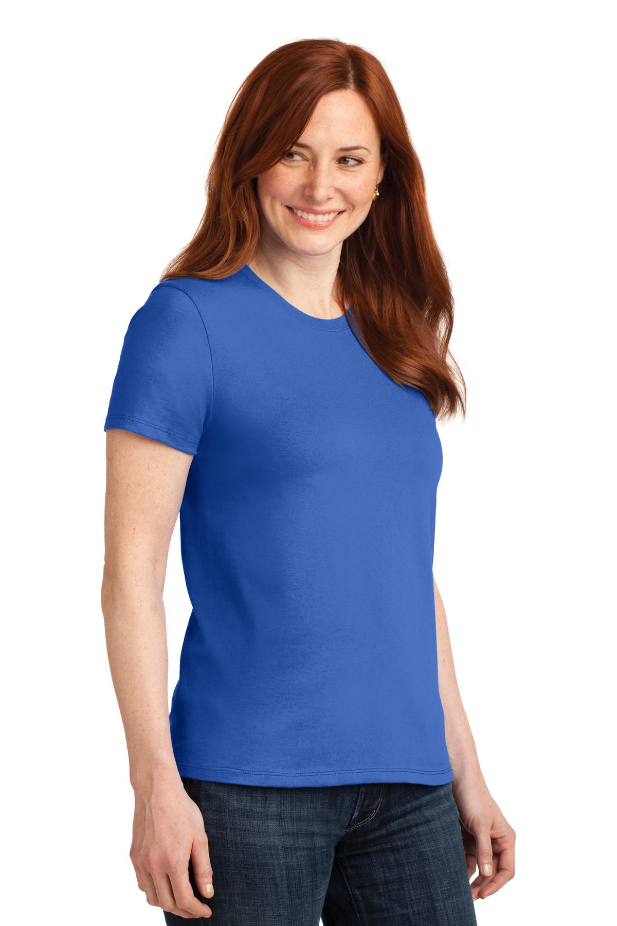 Royal Port & Company Women's Core Blend Tee. LPC55