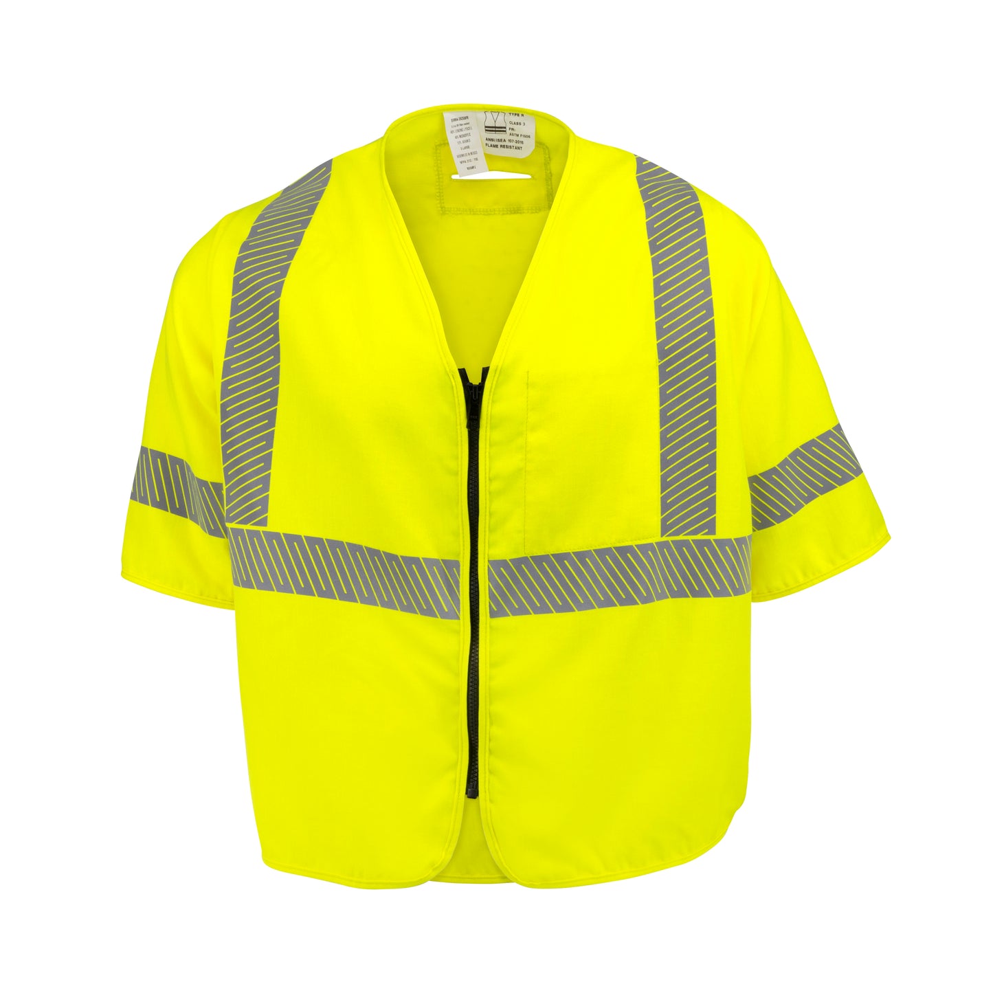 Radians 5.7 oz Class 3 DH Air Vest with Segmented Reflective Tape - Hi-Vis Green - Size 2X