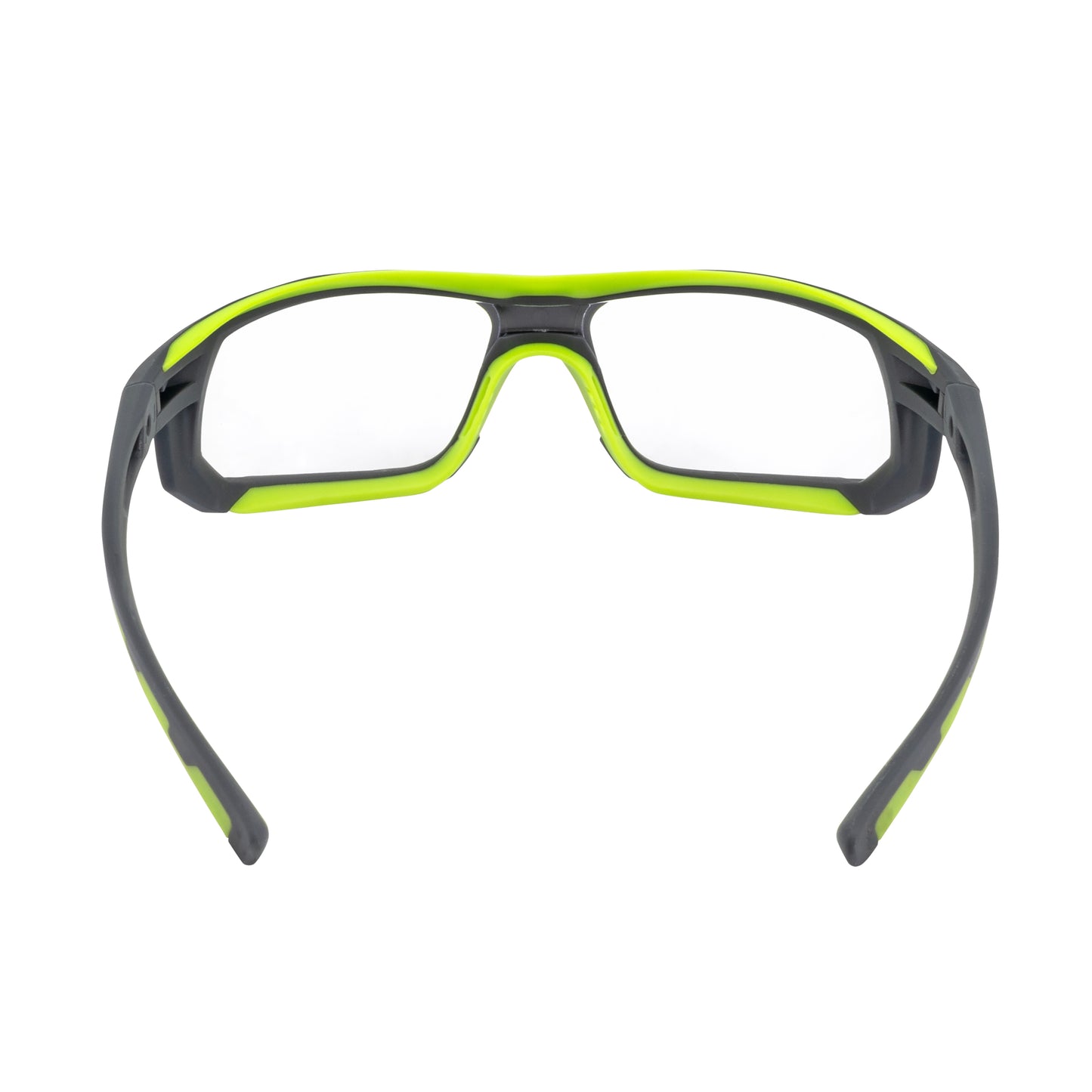 GLYF™ Safety Eyewear with Comfort Soft-Touch Liner - Hi-Vis/Gray Frame, Clear Lens