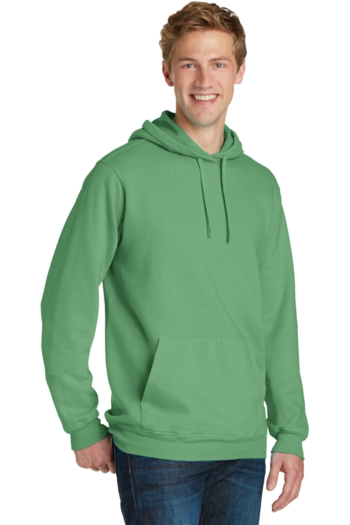 Safari Port & Company Beach Wash Garment-Dyed Pullover Hooded Sweatshirt. PC098H