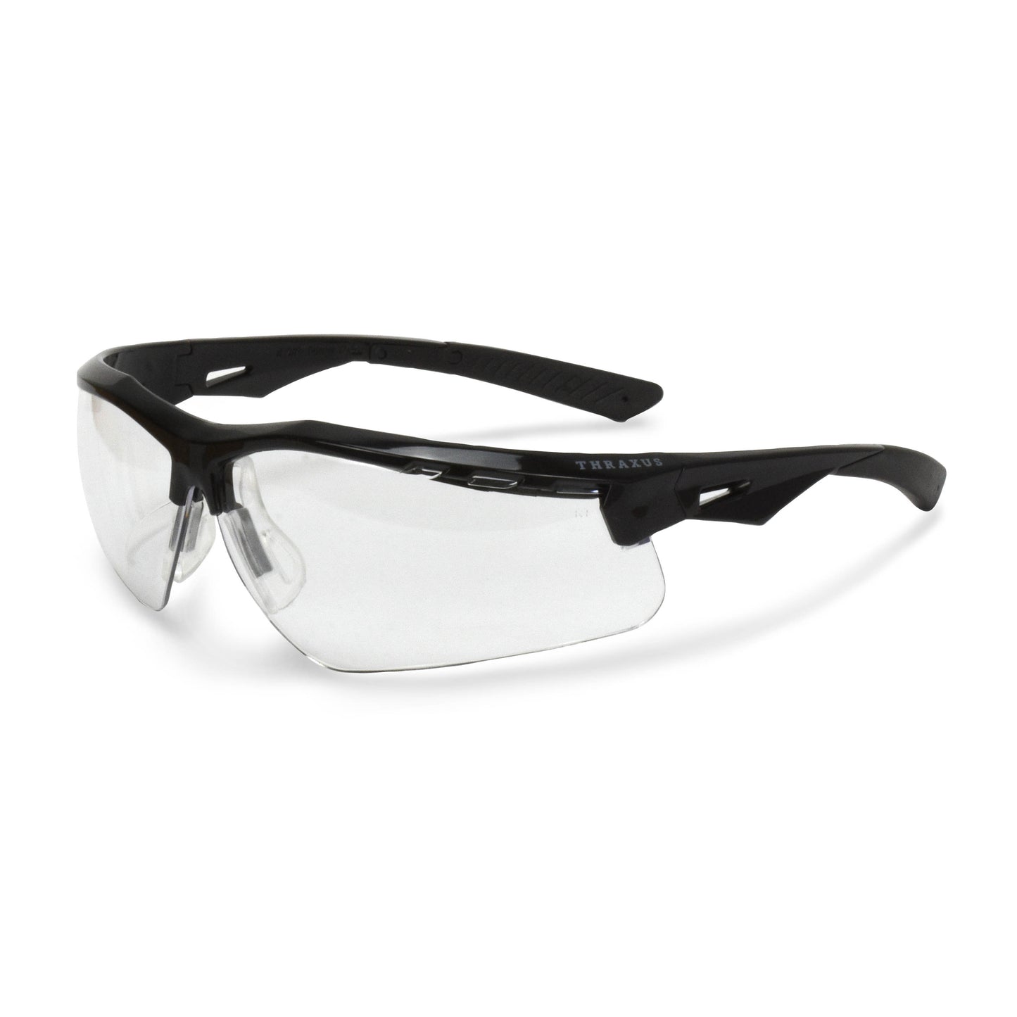 Thraxus™ Safety Eyewear - Black Frame - Clear Anti-Fog Lens