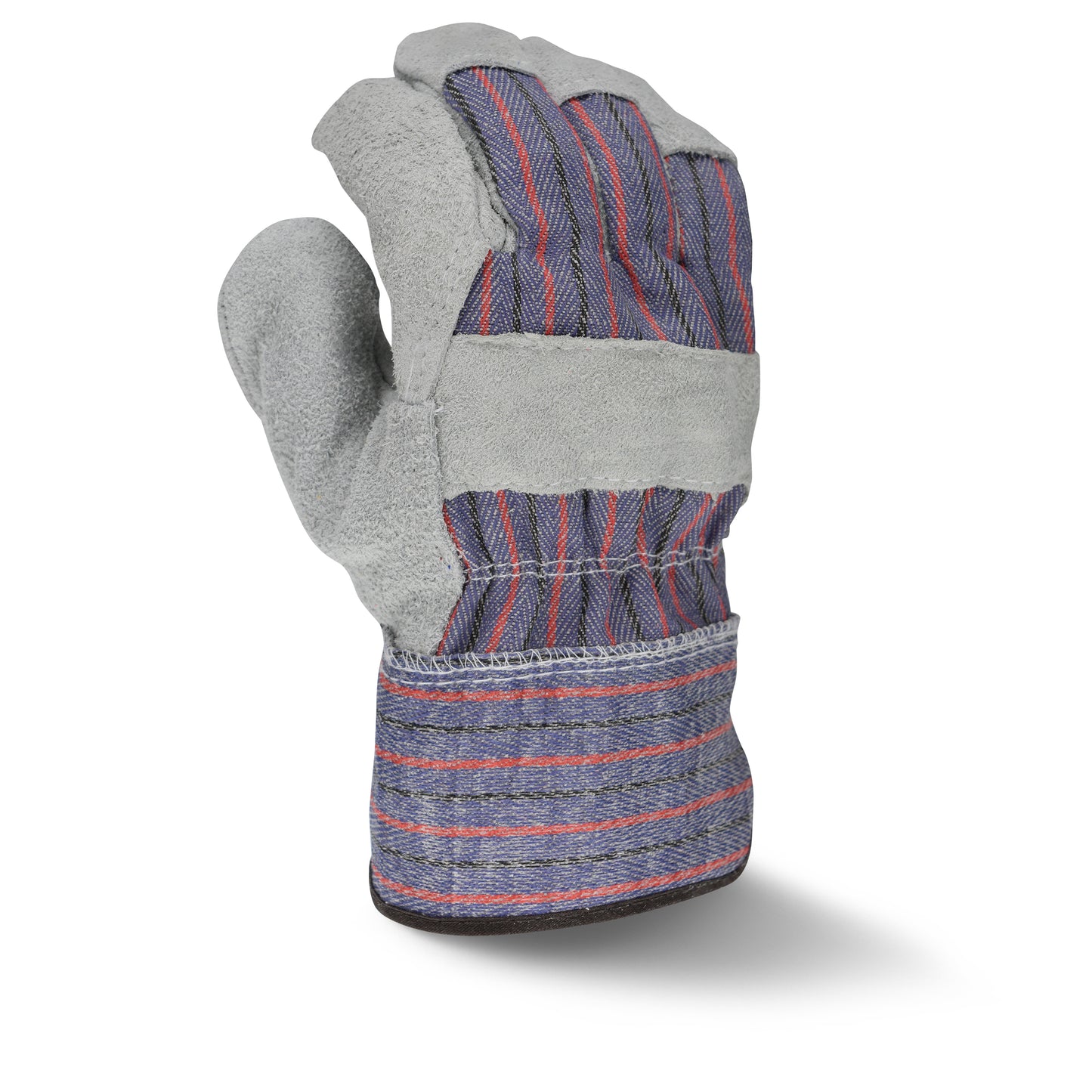 RWG3111 Economy Shoulder Gray Split Leather Glove - Size L
