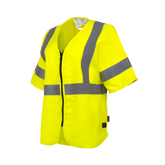 SV99W Class 3 Womens FR Vest - Hi-Vis Green - Size XL