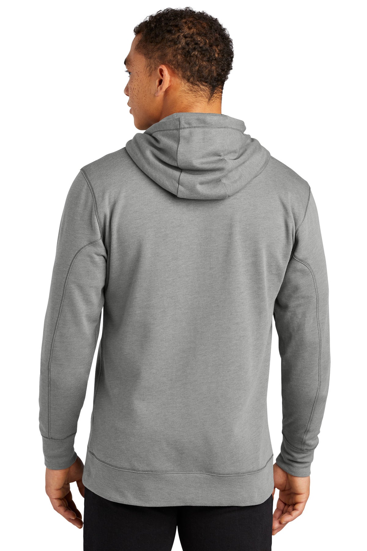 Shadow Grey He New Era Tri-Blend Fleece Full-Zip HoodieNEA511
