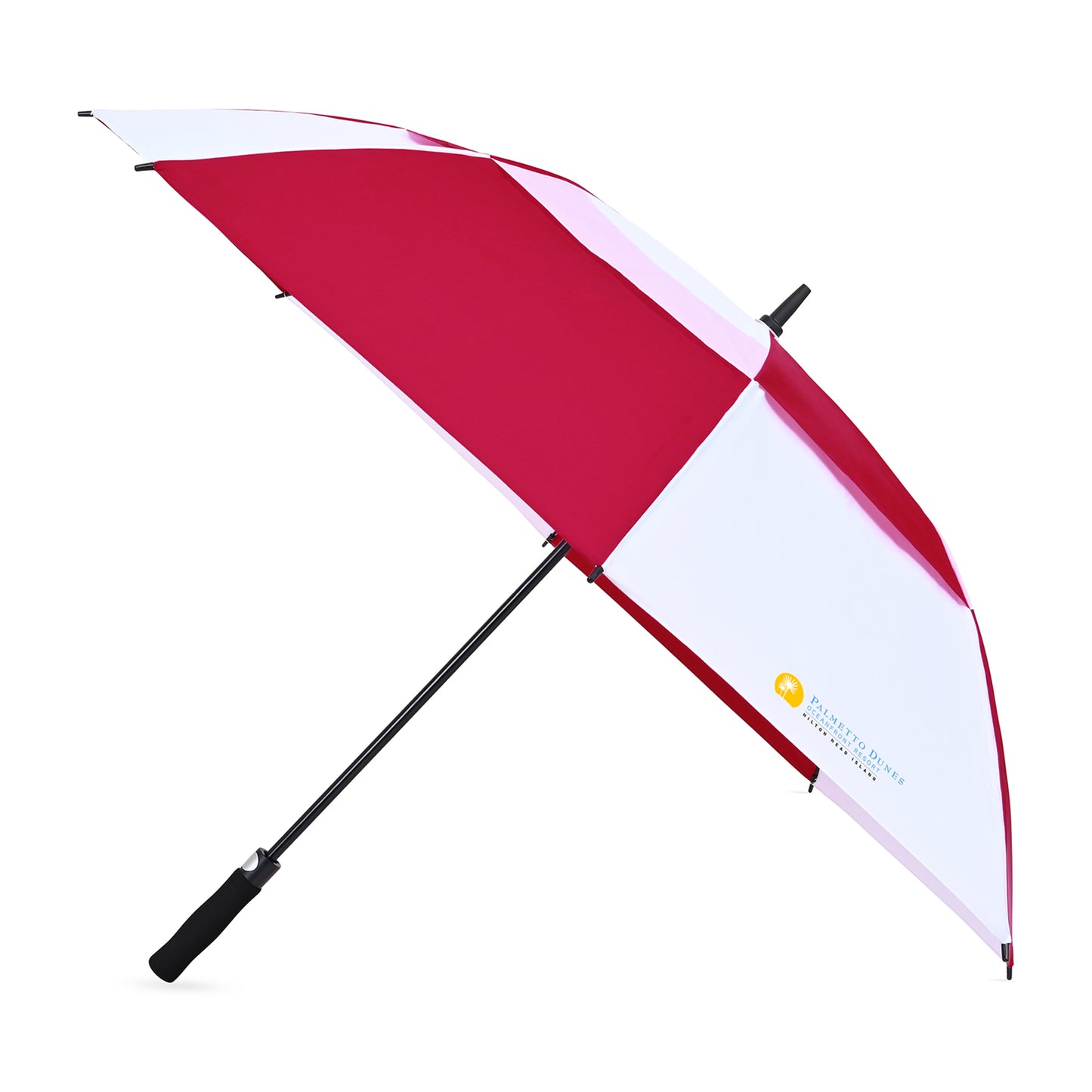 Elements 60" Recycled Auto Open Double Canopy Golf Umbrella