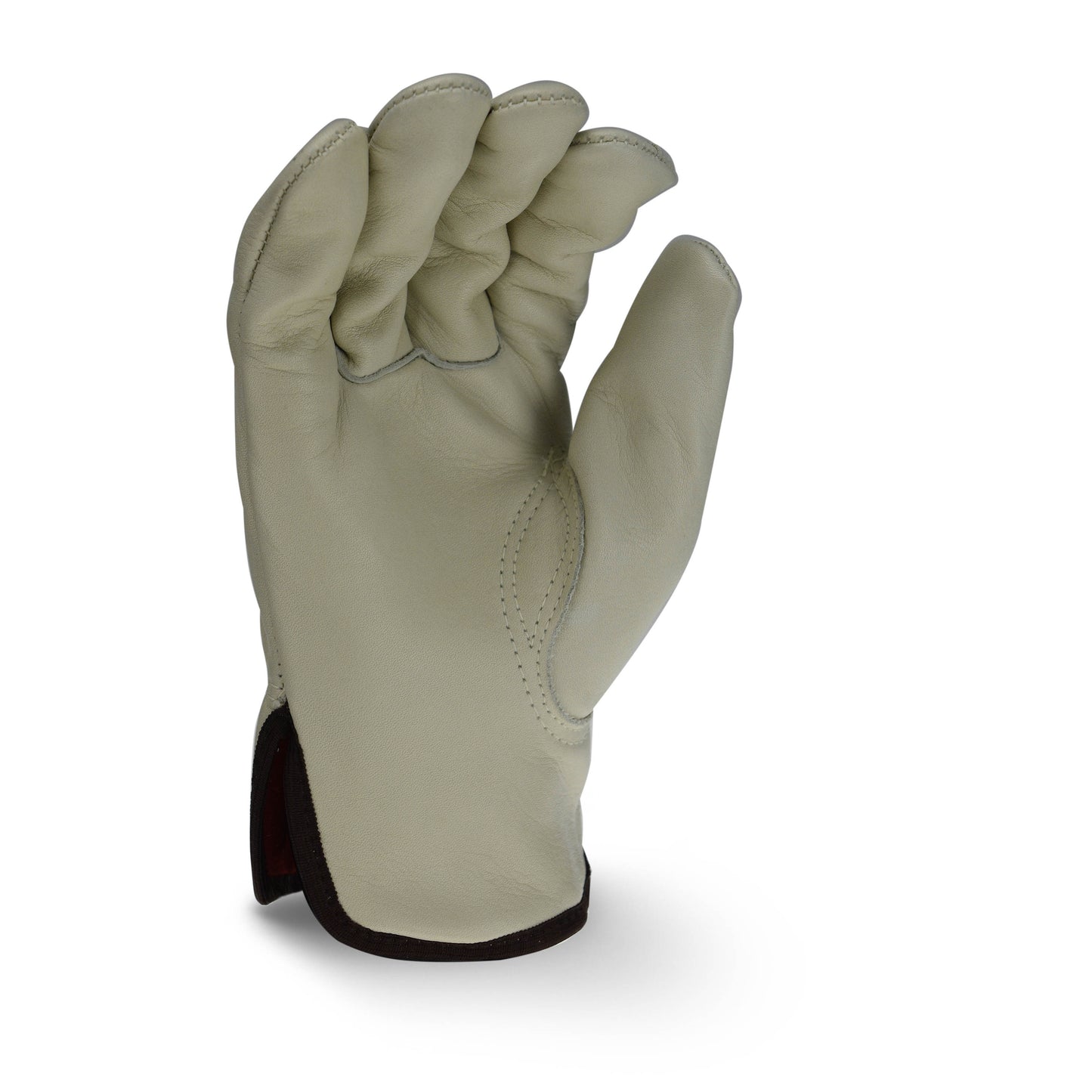 RWG4225 Fleece Lined Standard Grain Cowhide Leather Driver - Size L