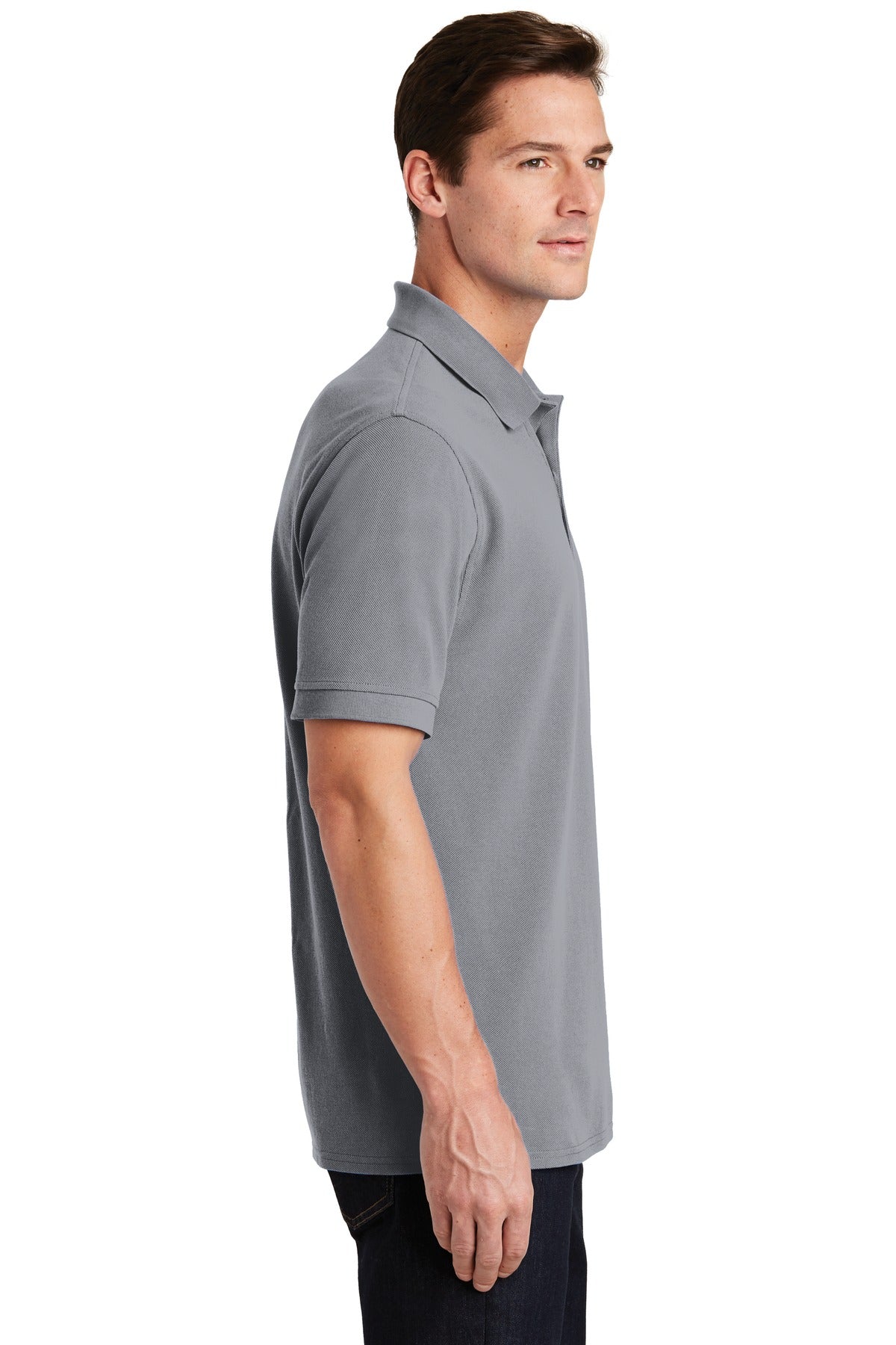 Silver Port & Company Combed Ring Spun Pique Polo. KP1500