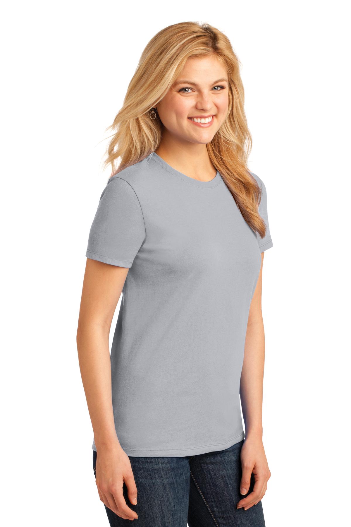 Silver Port & Company Women's Core Cotton Tee. LPC54